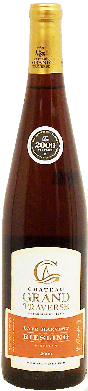 Chateau Grand Traverse Late Harvest riesling wine of Michigan, 9.5% alc. by vol. Full-Size Picture